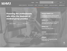 Tablet Screenshot of mgma.com